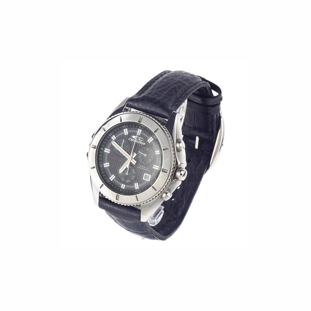 Chronotech Armbanduhr Herren Leder Uhr CT7636L-01 2-seitige Uhr