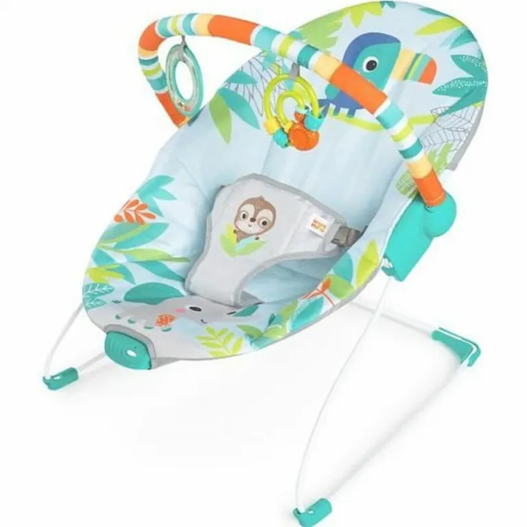 Bright starts Babywippe Baby Schaukelwippe Baby-Liegestuhl Bright Starts Rainforest