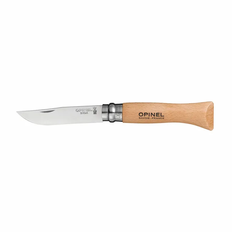 Messer Opinel N6 7 cm Edelstahl Buchenholz