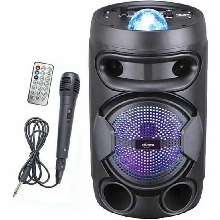 Inovalley Tragbare Bluetooth-Lautsprecher KA02 BOWL 400 W Karaoke