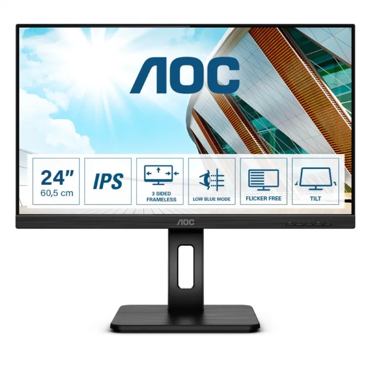 Monitor AOC 24P2Q 24 Zoll FHD LED Computer-Bildschirm Display