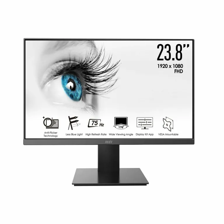 Monitor MSI 9S6-3BA9CH-031 23.8 Zoll Computer Bildschirm Full HD LED IPS