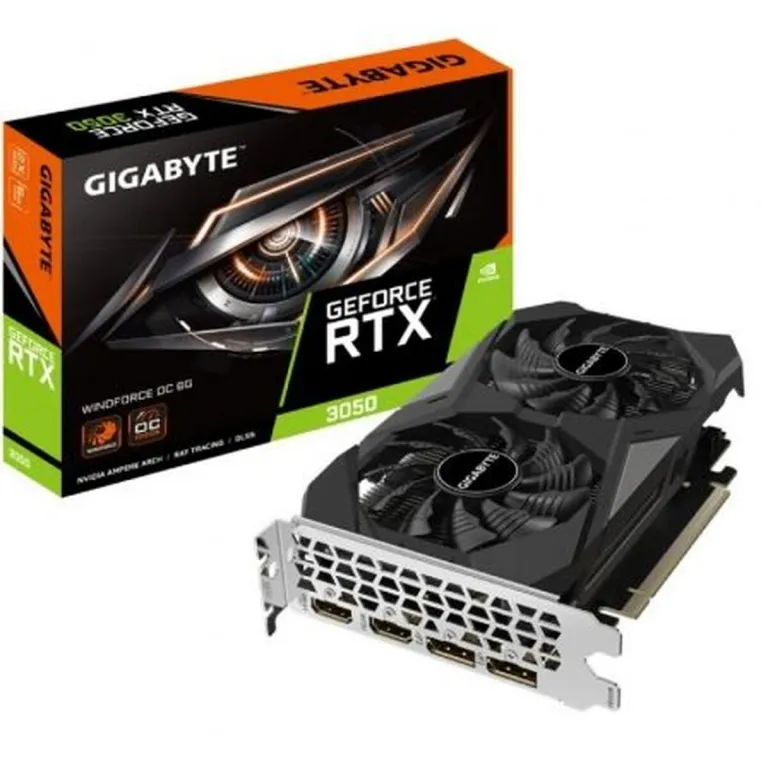 Grafikkarte Gigabyte GV-N3050WF2OC-6GD 6 GB Nvidia GeForce RTX 3050 GDDR6