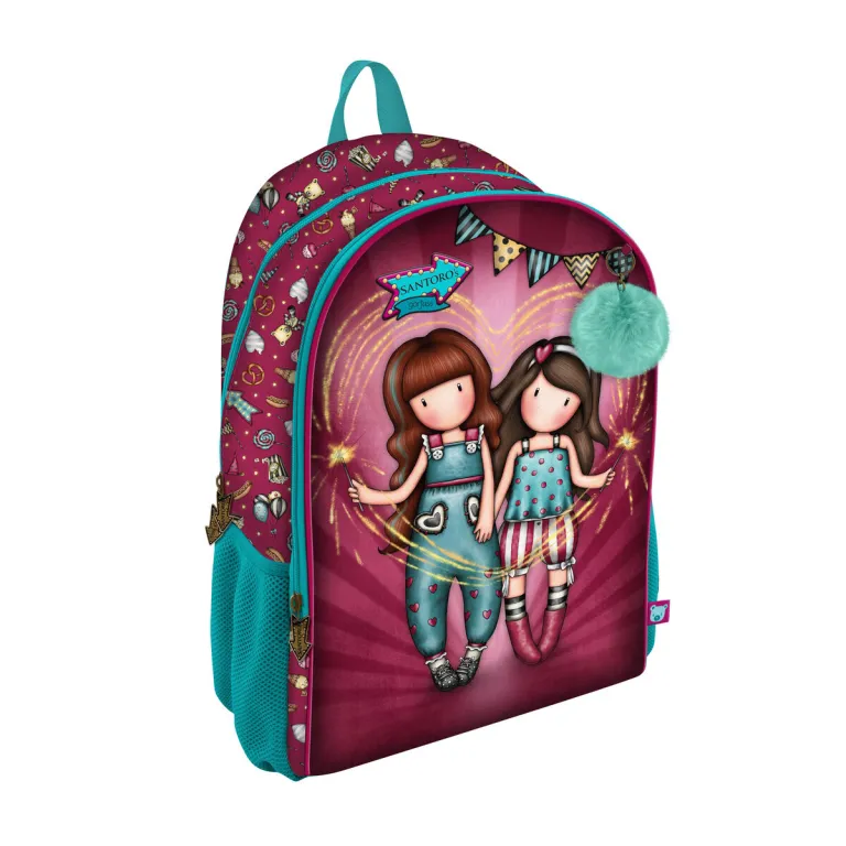 Gorjuss Kinder Rucksack Fireworks Granatrot 31.5 x 40 x 22.5 cm