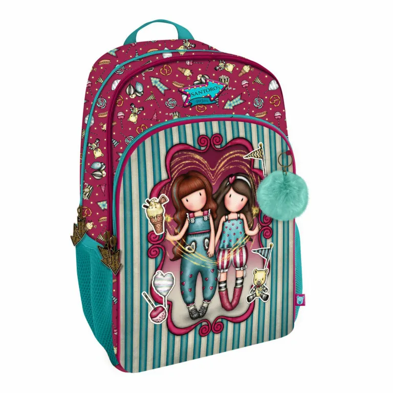 Gorjuss Kinder Rucksack Fireworks Granatrot 29 x 45 x 17 cm