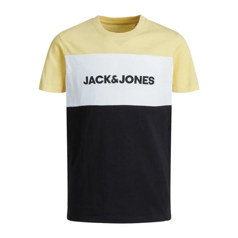 Jack & jones Kurzarm-T-Shirt fr Kinder BLOCKING TEE Jack & Jones JNR 12174282 Gelb