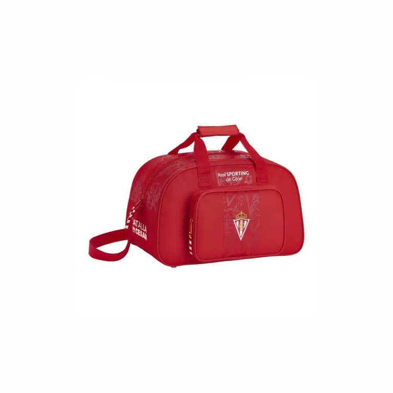 Real sporting de gijn Sporttasche Reisetasche Trainingstasche Gym-Tasche Real Sporting de Gijn Rot 23