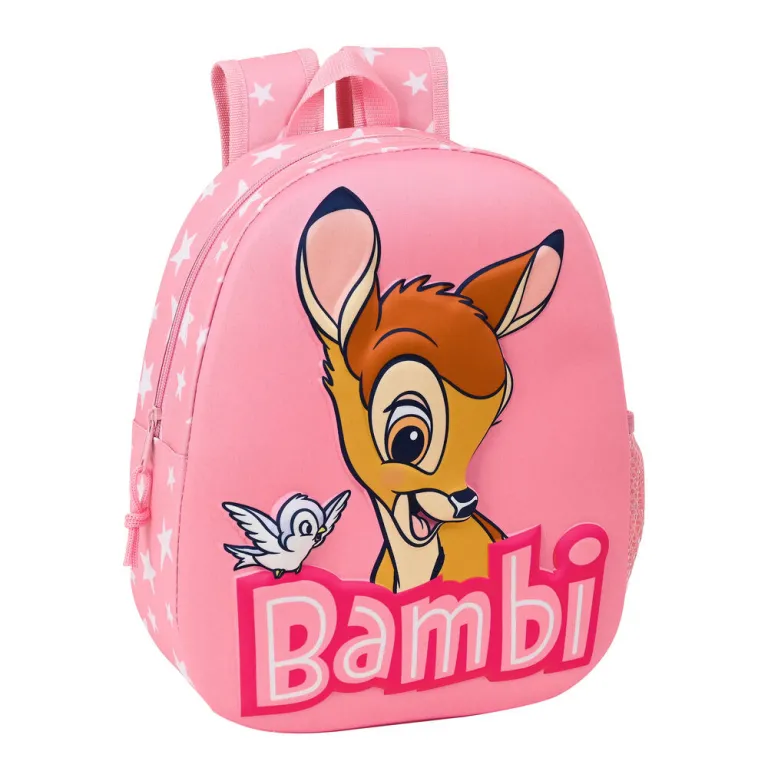 Disney Kinder Rucksack 3D Bambi Rosa