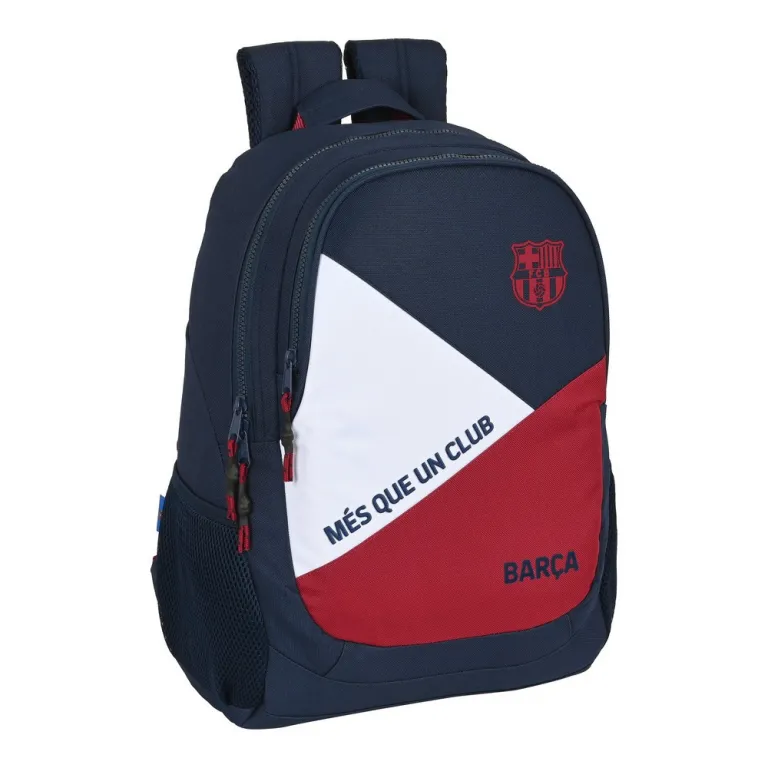 F.C. Barcelona Kinder Rucksack Blau Granatrot 32 x 44 x 16 cm