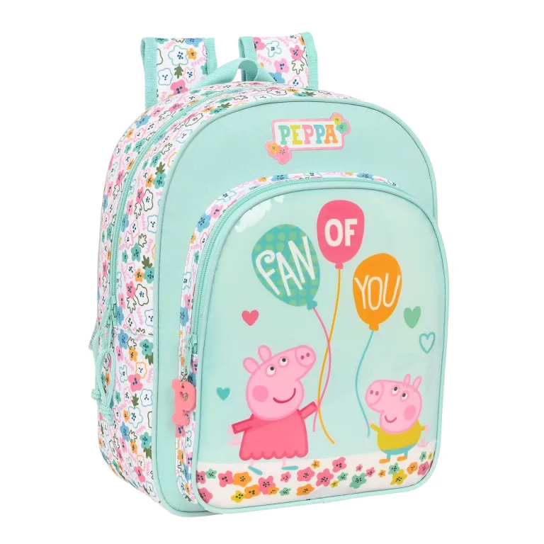 Kinder Rucksack Peppa Wutz Cosy corner Hellblau 26 x 34 x 11 cm