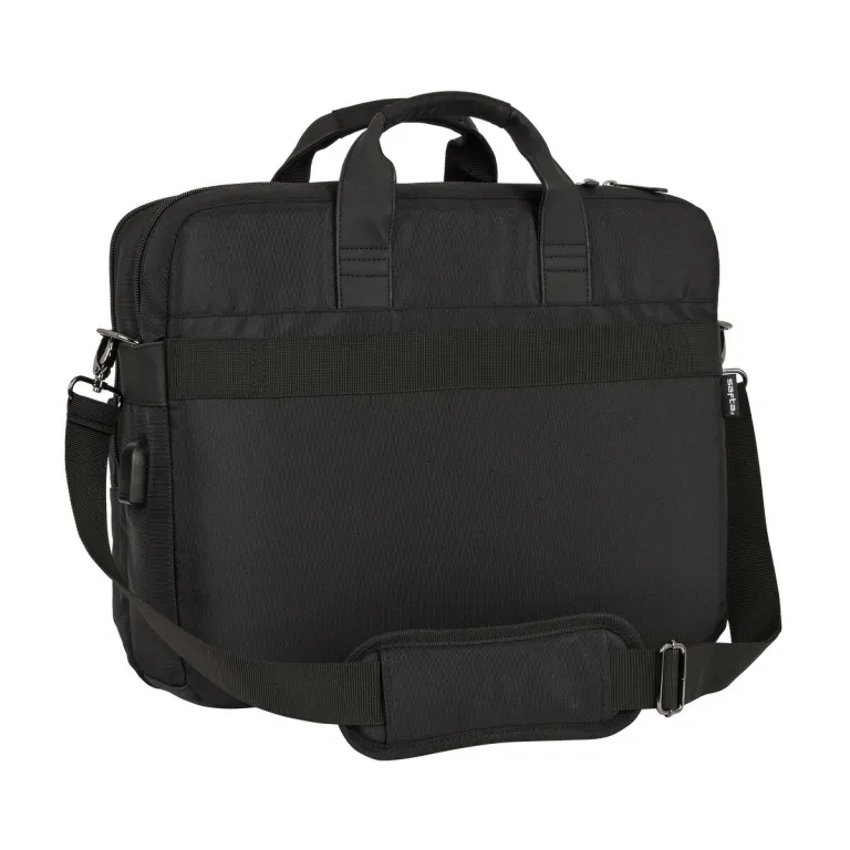 Safta Tasche fr Laptop & Tablet Business USB Schwarz 41 x 33 x 9 cm Business