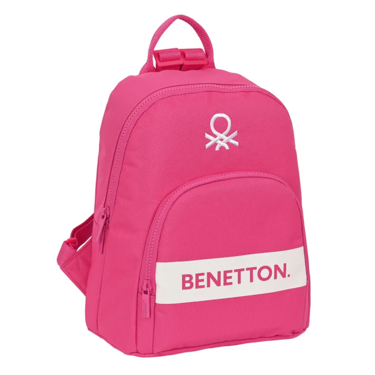 Benetton Lssiger Rucksack Raspberry Pink 13 L