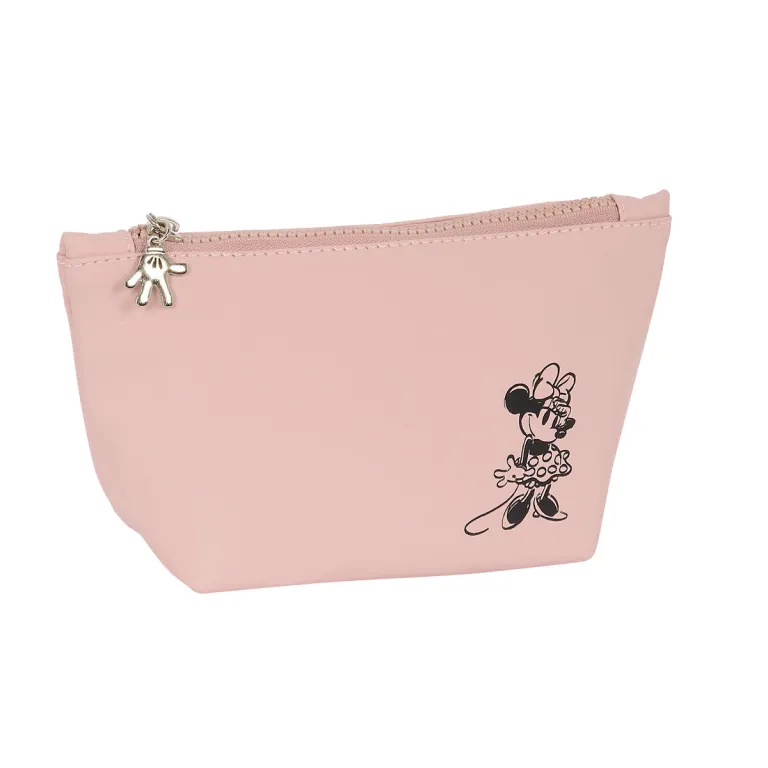 Kulturbeutel Kulturtasche fr die Schule Minnie Mouse Misty Rose Rosa 23 x 12 x 