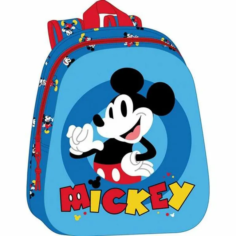 Mickey mouse clubhouse Kinder Rucksack Mickey Mouse Clubhouse Blau 27 x 33 x 10 cm