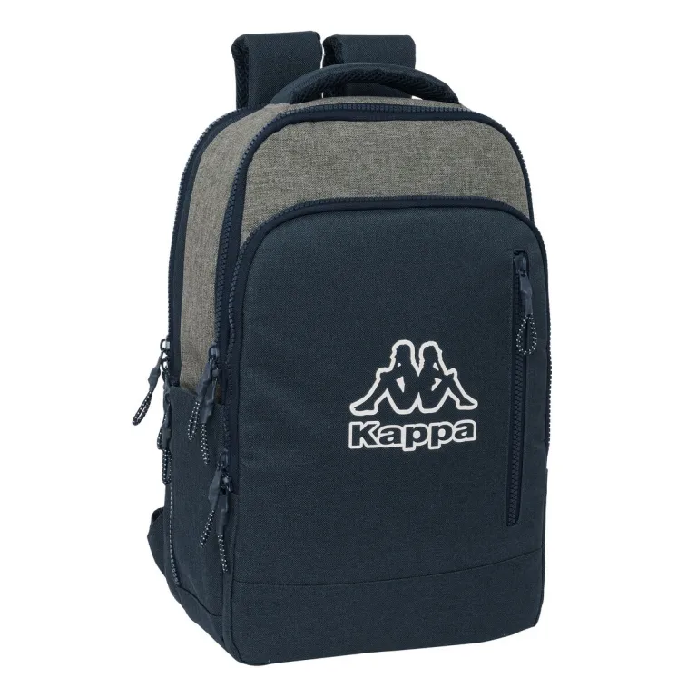 Rucksack Laptoptasche Kappa Dark Navi Grau Marineblau 29 x 44 x 15 cm