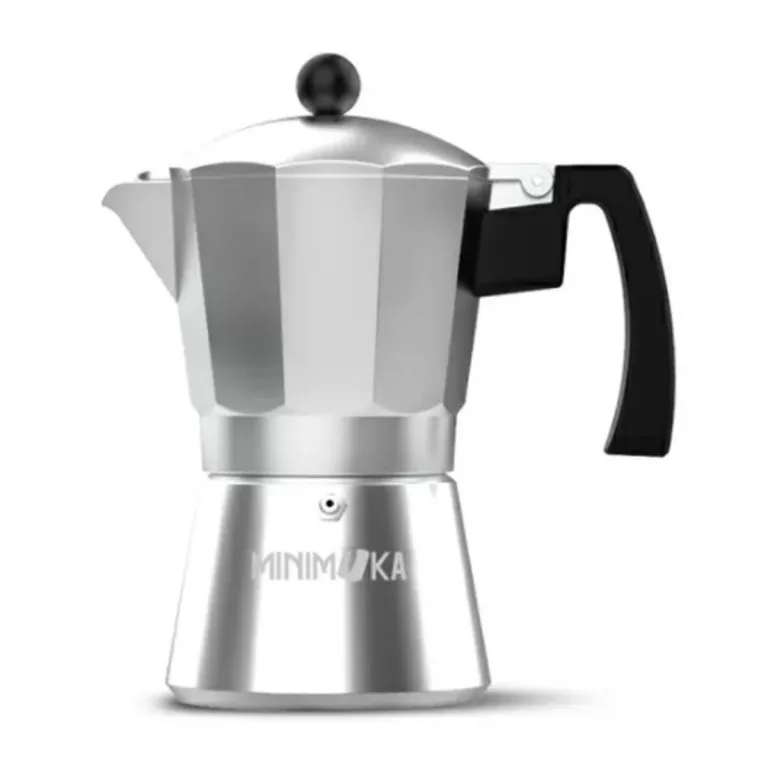 Taurus Italienische Kaffeemaschine KCP9006 6T MINI MOKA Silberfarben Aluminium 6