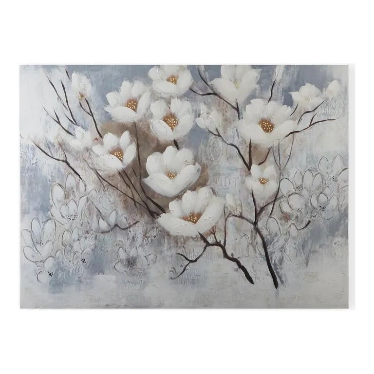 Bild Blomster Leinwand 28 x 90 x 120 cm