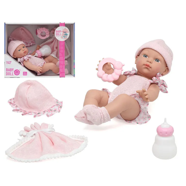 Puppe Babypuppe Spielpuppe Baby-Puppe Kinderspielzeug Rosa