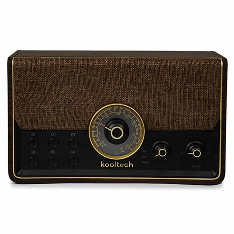 Kooltech Tragbares Bluetooth-Radio Vintage