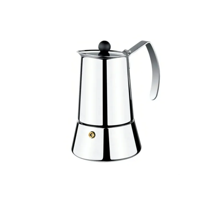 Monix Italienische Kaffeemaschine M630010 Grau Edelstahl