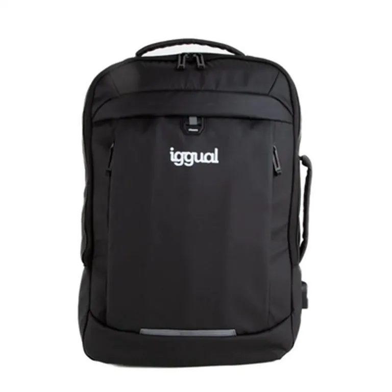 Iggual Rucksack Laptoptasche iggual IGG318522 Schwarz 15,6