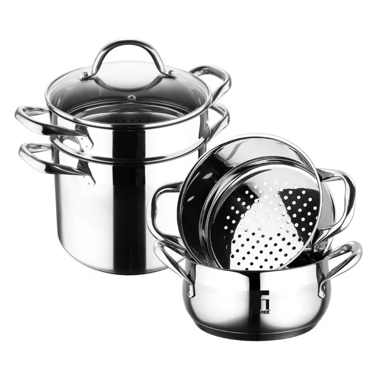 Bergner Topfset Cookware Gourmet Edelstahl 2 teilig