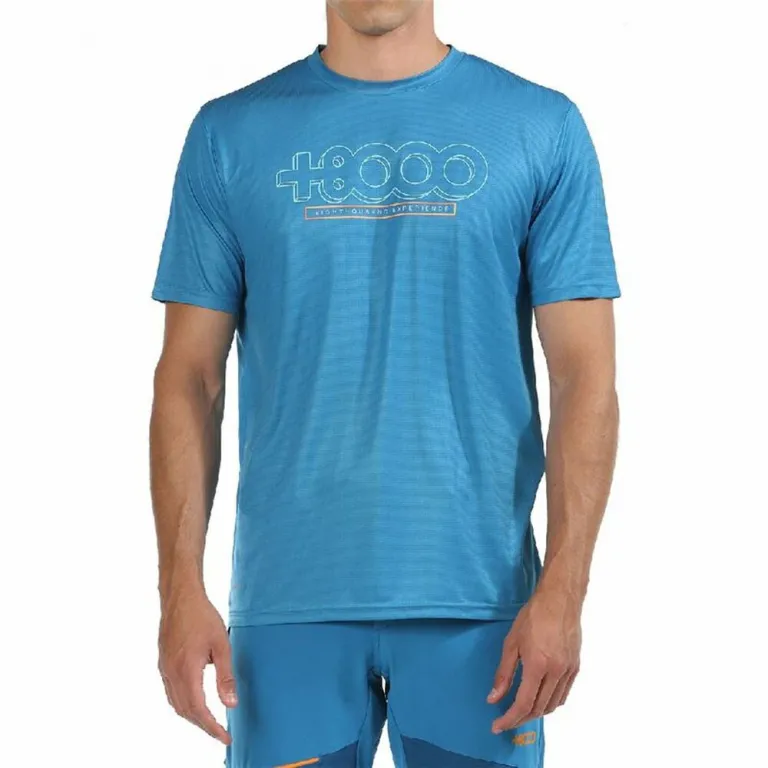 Mas8000 Herren Kurzarm-T-Shirt mas8000 Didio Blau