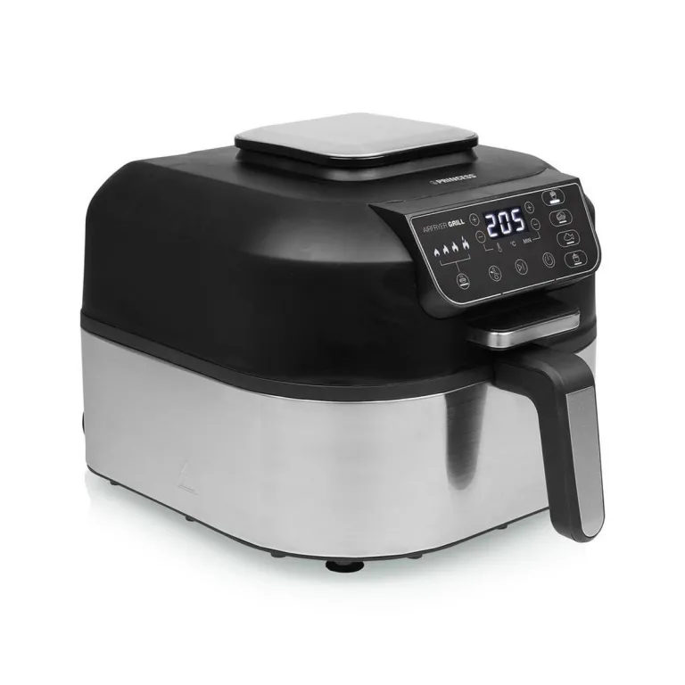 Princess Airfryer Fritteuse ohne l 182092 Schwarz/Silberfarben 5,6 L