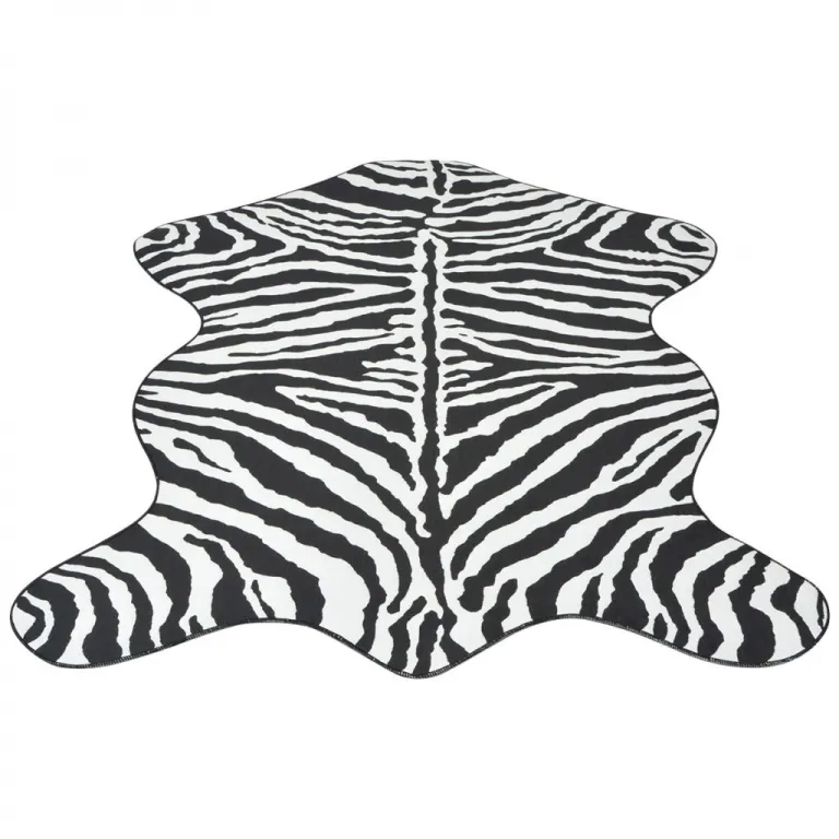 Teppich Fellimitat Zebra 110 x 150 cm