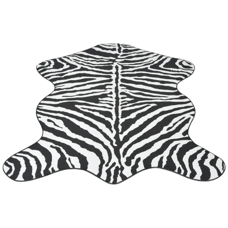 Teppich Fellimitat Zebra 150 x 220 cm