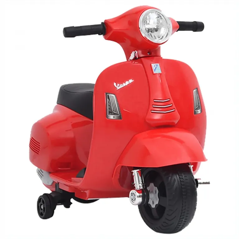 Kinderfahrzeug Moped Elektro-Motorroller fr Kinder Vespa GTS300 Rot