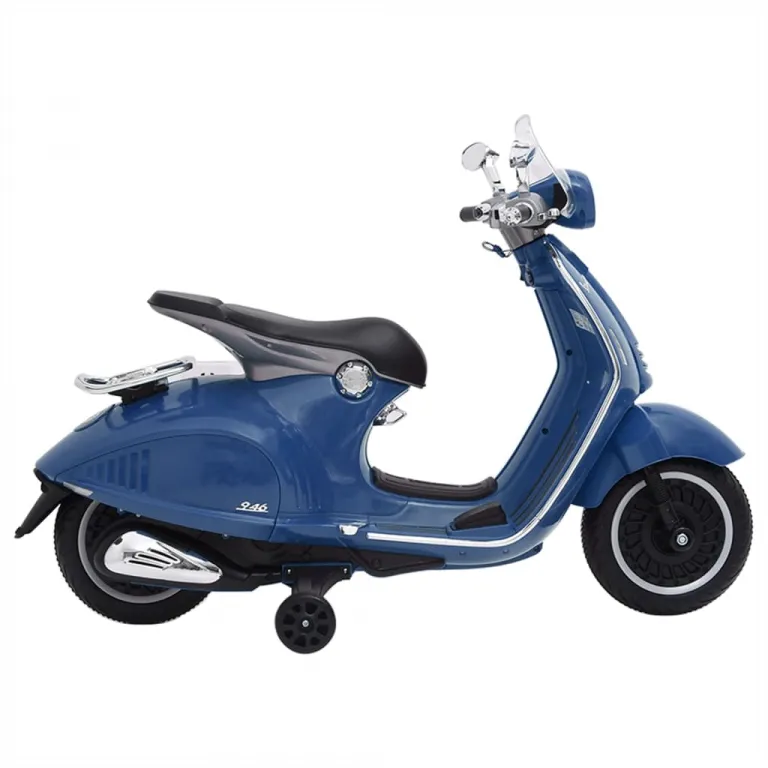 Kinderfahrzeug Moped Elektro-Motorroller Vespa GTS300 Blau