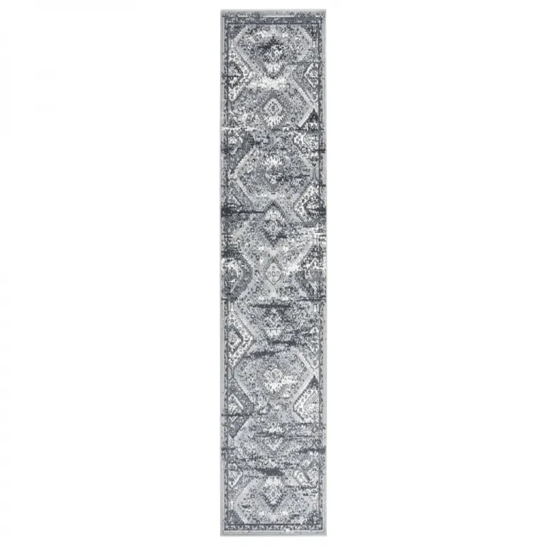 Teppichlufer BCF Orientalisch Grau 80x400 cm Teppich Brcke