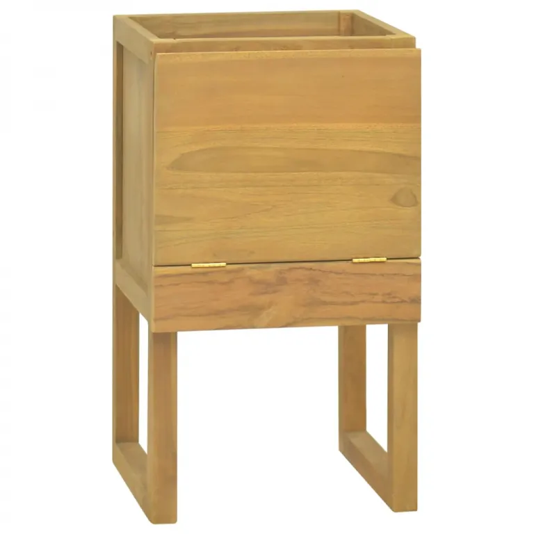 Badschrank 45x45x75 cm Massivholz Teak