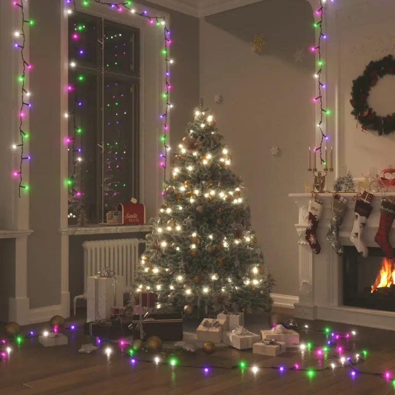 Weihnachtsbaum Beleuchtung LED-Lichterkette mit 1000 LEDs Pastell Mehrfarbig 100