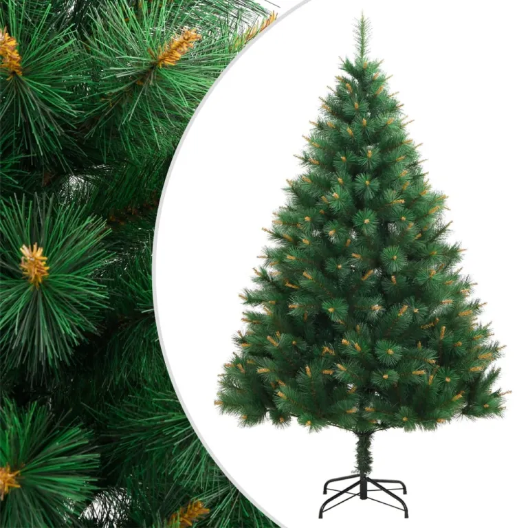 Christbaum Knstlicher Weihnachtsbaum Klappbar mit Stnder 180 cm