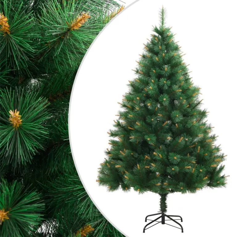 Knstlicher Weihnachtsbaum Klappbar mit Stnder 240 cm