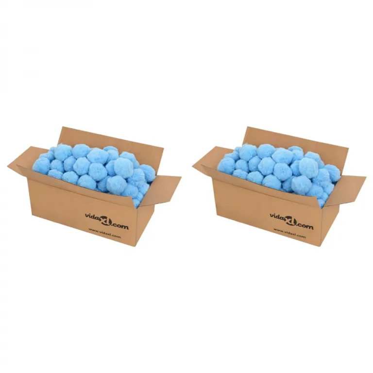 Pool-Filterblle Antibakteriell Blau 1400 g Polyethylen