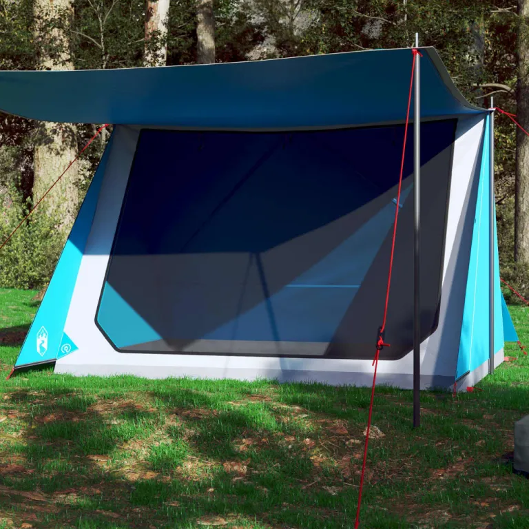 Campingzelt Zelt Familienzelt Freizeitzelt 2 Personen Blau Wasserfest