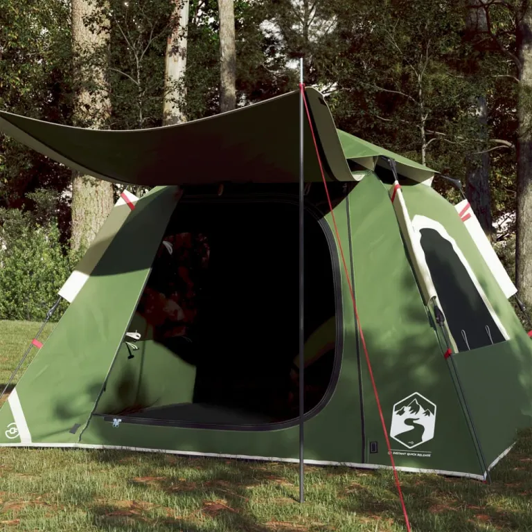 Kuppel-Campingzelt 4 Personen Grn Quick Release