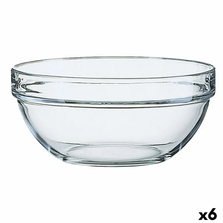 Salatschssel Luminarc Durchsichtig Glas 23 x 11 cm 6 Stck