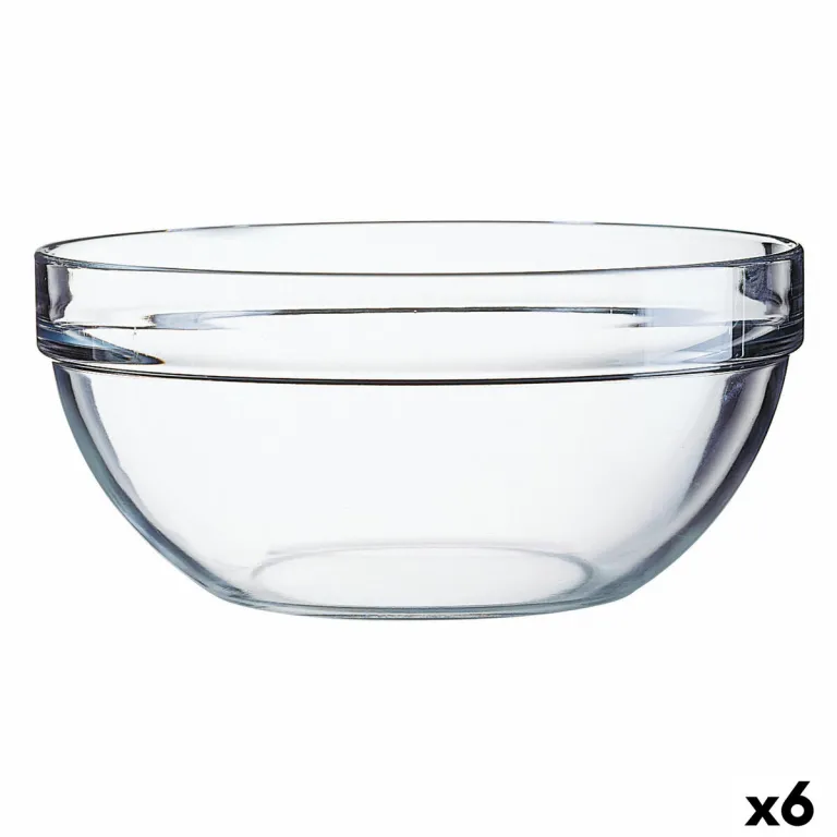 Salatschssel Luminarc Durchsichtig Glas 20 cm 6 Stck