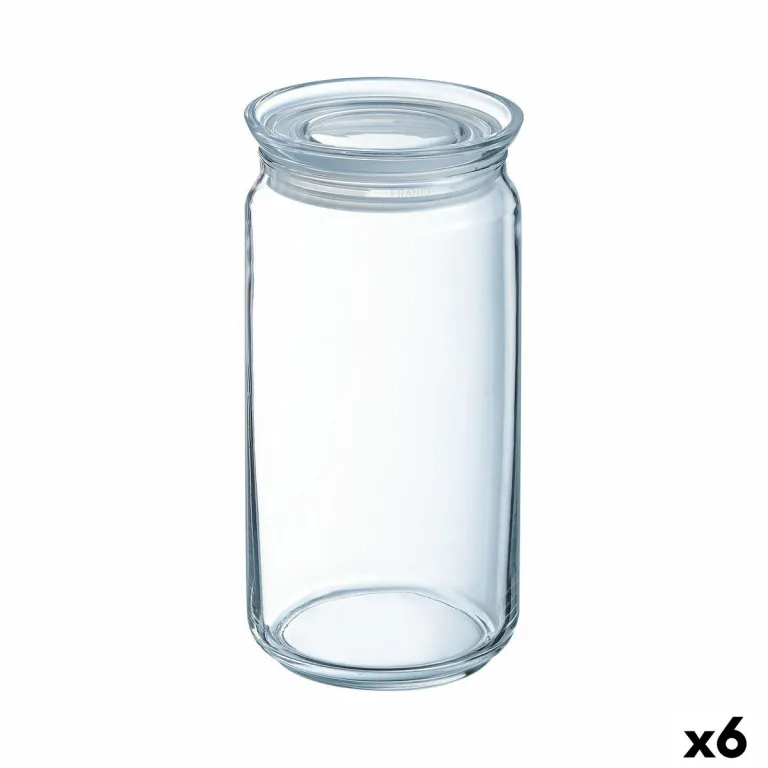 Topf Luminarc Pav Durchsichtig Silikon Glas 1,5 L 6 Stck