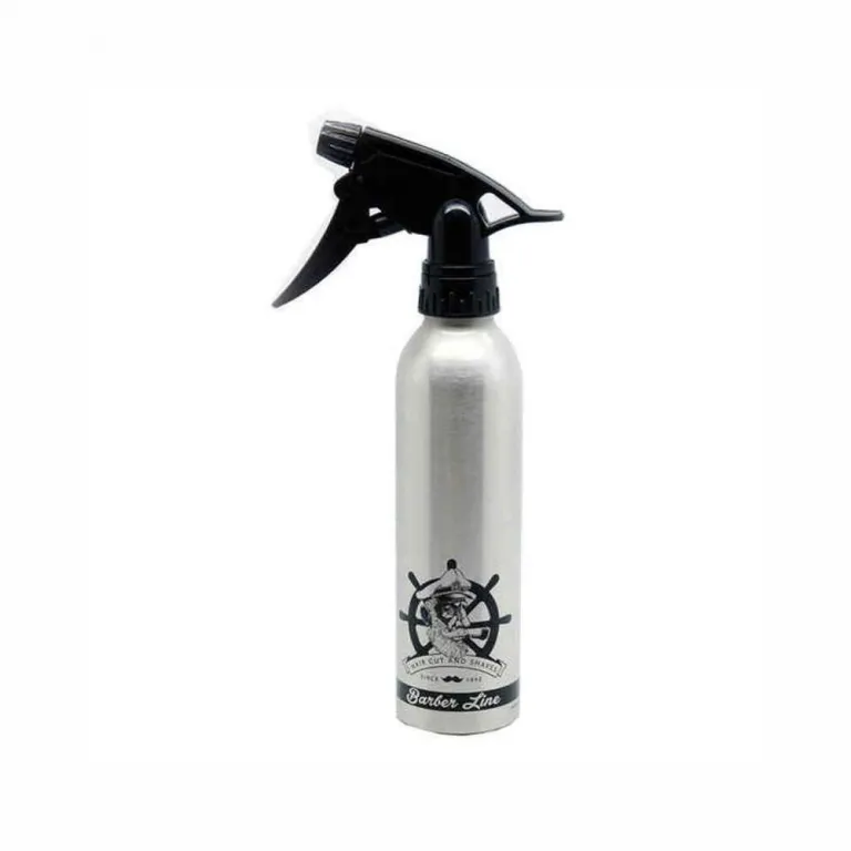 Eurostil Auffllbare Sprhflasche Barber Line Aluminium 280 ml