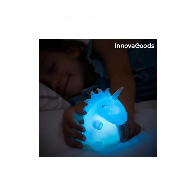 Innovagoods Nachtlicht Kinderzimmerlampe InnovaGoods LEDicorn Multicolor Einhornleuchte