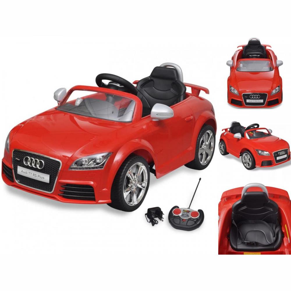 Kinderfahrzeug Auto Elektroauto Kinderauto Audi TT RS Mit Fernsteuerung Rot