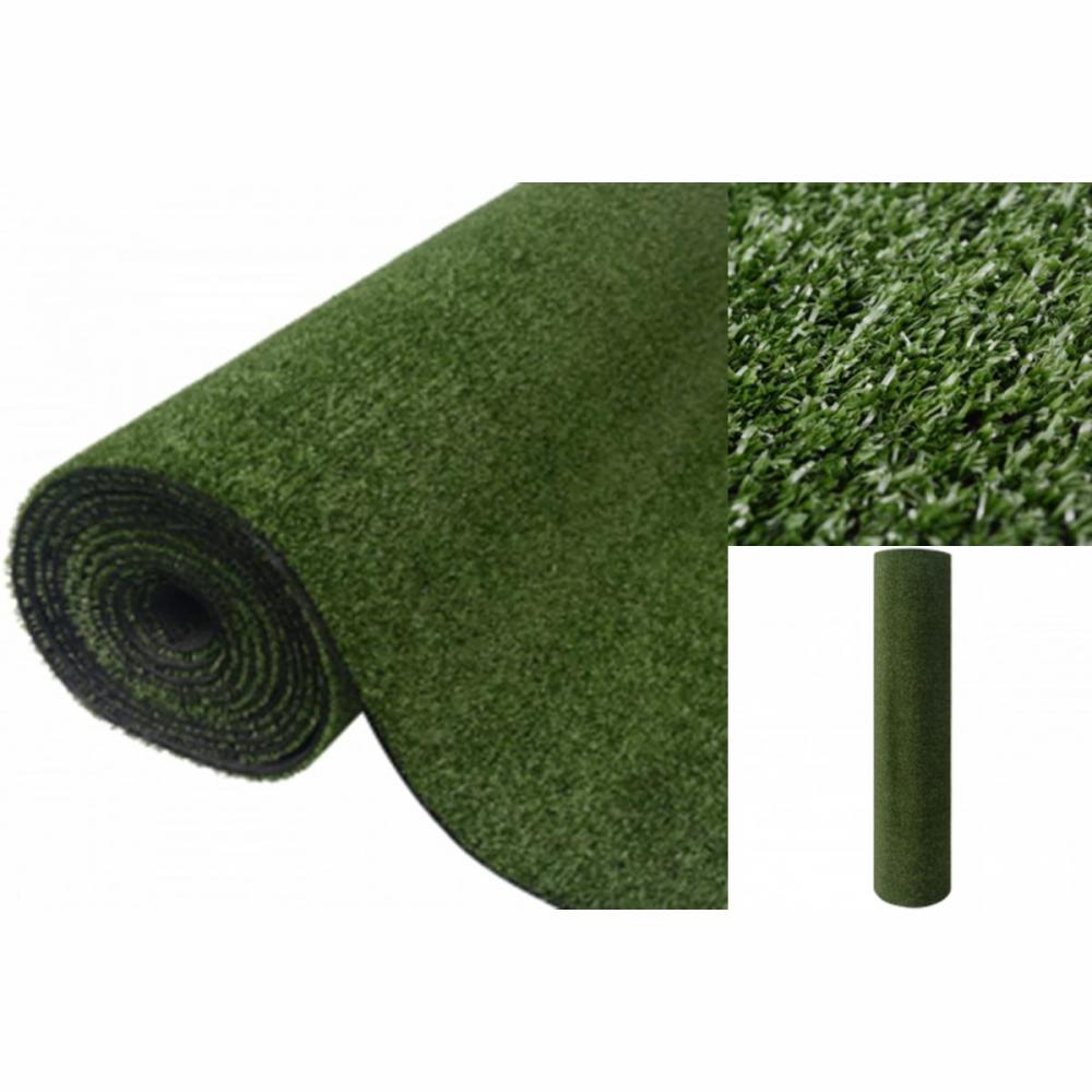 Kunstrasen 7 / 9 Mm 1x5 M Grün Terrasse Garten Teppich