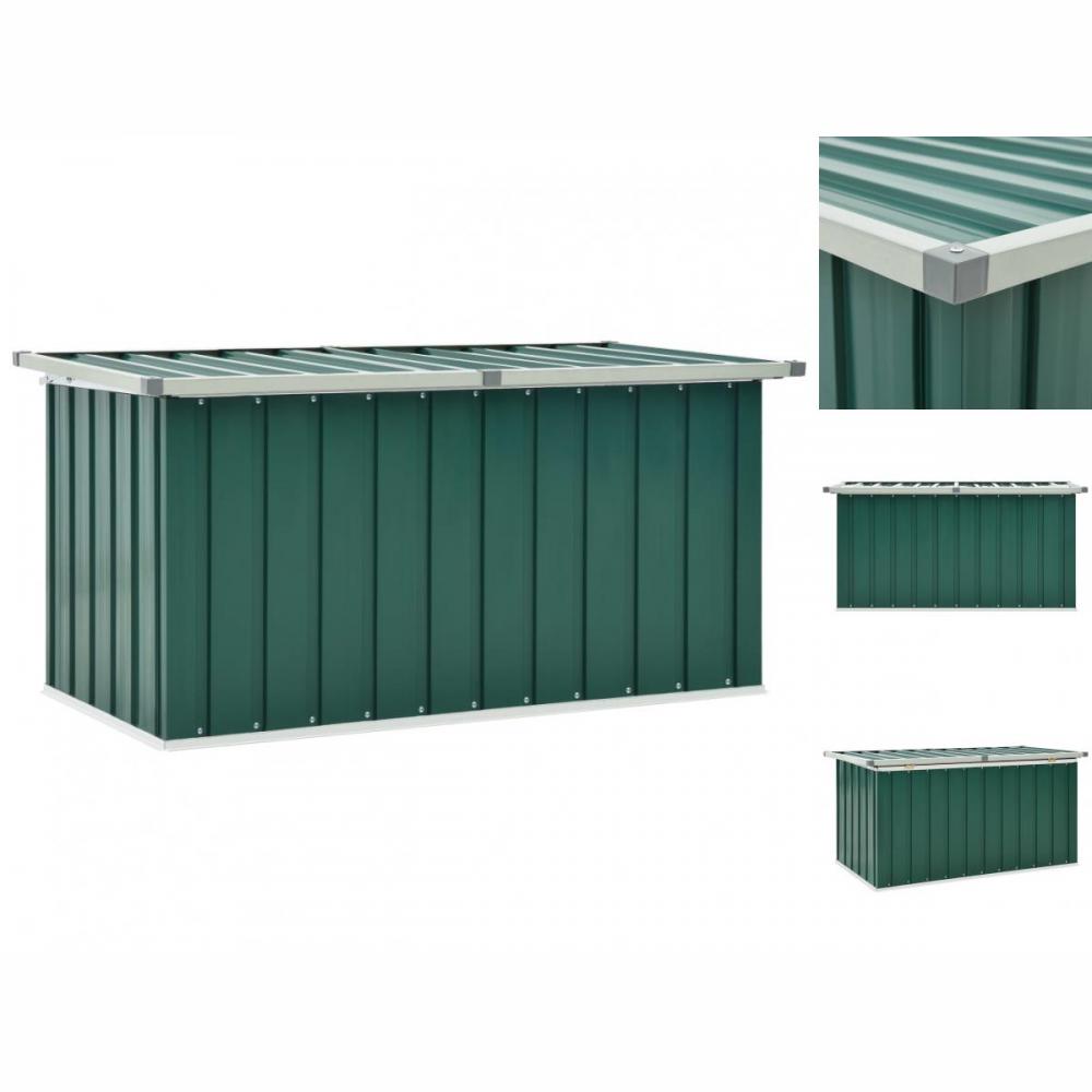 Kissenbox Auflagenbox Gartenbox Grün 129 X 67 X 65 Cm