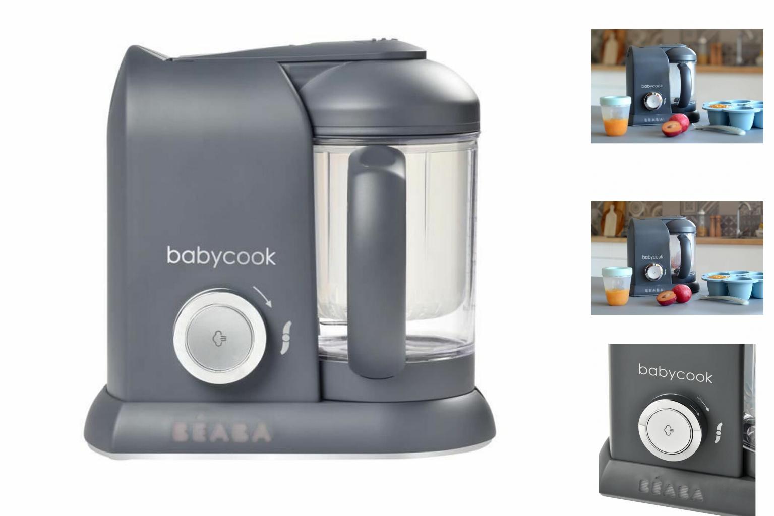 Béaba Küchenmaschine Babycook Solo Grau 1,1 L 4 In 1