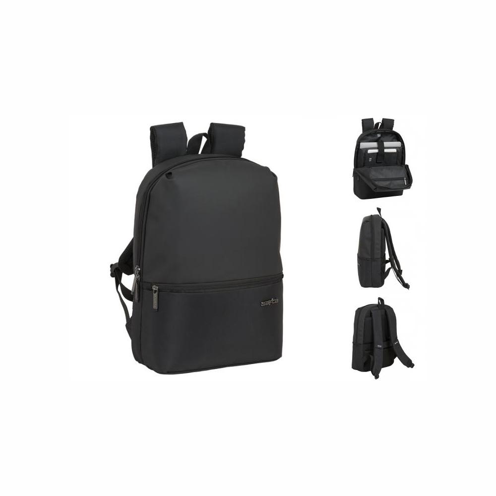 Safta Laptoptasche 14,1 Zoll Schwarz Ergonomisch Rucksack Backpack